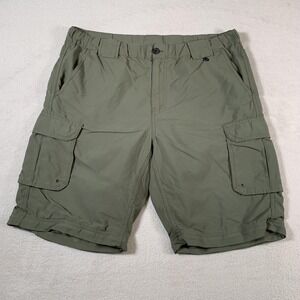 Boy Scouts‎ of America Shorts Womens Medium Green Switchback Nylon Cargo Outdoor